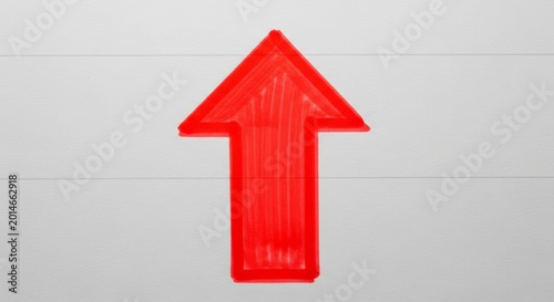 red arrow up