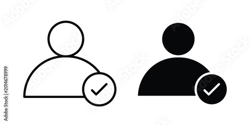 Konstfotografi Hired icon elements. icon in trendy flat and stroke style