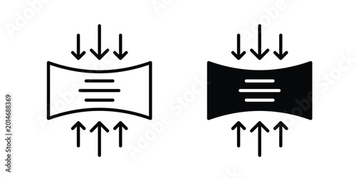 Bild auf Leinwand Stretchable icon elements. icon in trendy flat and stroke style