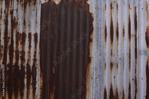 old rusty zinc metal rough sheet textured background grunge	