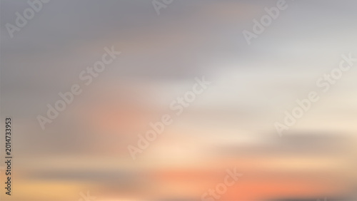 Obraz na płótnie abstract pastel sunset gradient background soft blurred sky texture dreamy moder