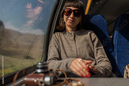 Tableau sur toile A train ride