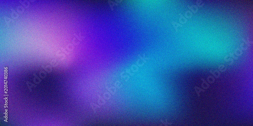Vibrant abstract gradient background with grainy texture in purple, blue, and teal