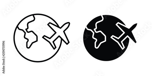 Konstfotografi Trip icon elements pack. icons suitable for projects