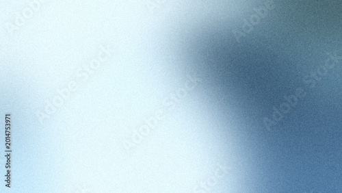 Grainy blurred abstract background in blue, white tones with soft noise texture for digital screens and tech startup branding.