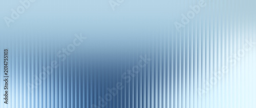 Photos Smooth ribbed glass background in blue, white tones with vertical refractive lines for website hero headers and modern tech startup landing pages
