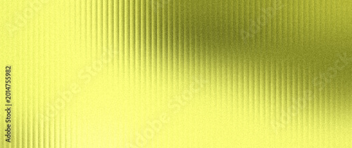 Bild auf Leinwand Noisy ribbed abstract backdrop in yellow, olive shades featuring linear light bends for wide display banners and data science project websites