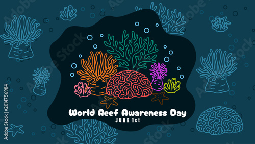 Fotografie Celebrate World Reef Awareness Day on June 1st