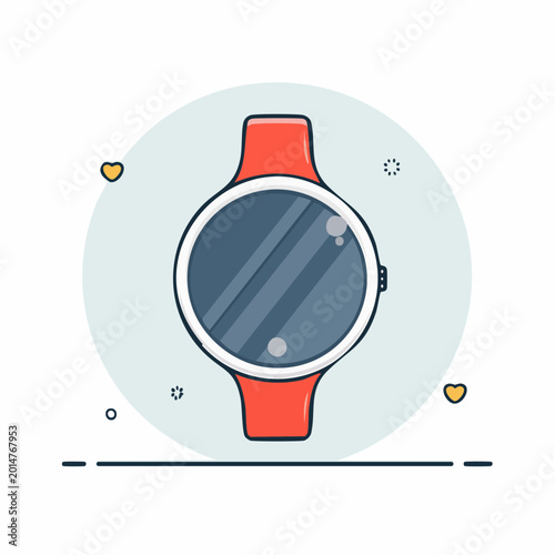 Modern Smartwatch Illustration