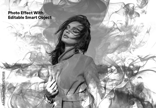 Smoke Dispersion Photo Effect With Editable Smart Object