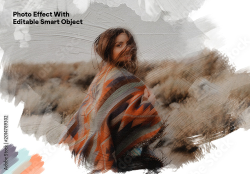 Watercolor Brush Photo Effect