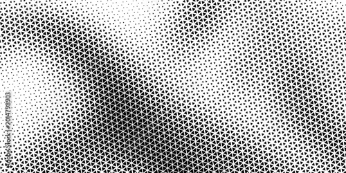 Konstfotografi Geometric pattern of black diamonds on a white background