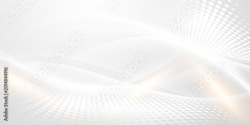 Bild auf Leinwand gray and white abstract background modern vector illustration