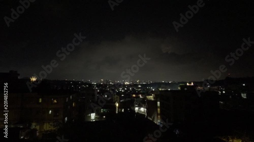 night view of the city of Mumbai