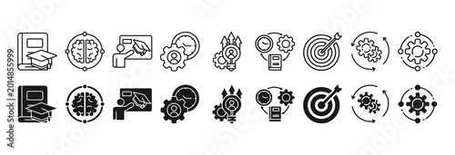 Fotografija LMS icon set