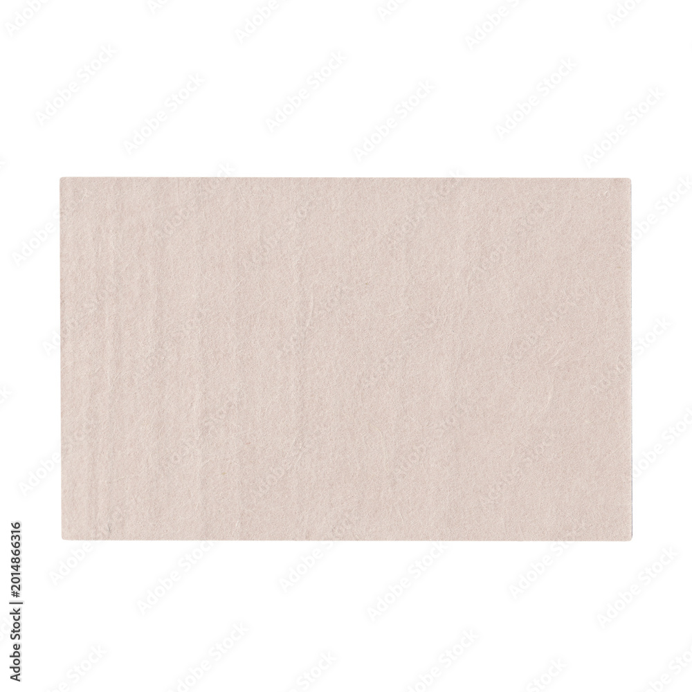 Fototapeta premium Beige Blank Note Card