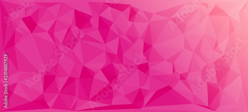 Konstfotografi Vector illustration of pink triangulated background texture
