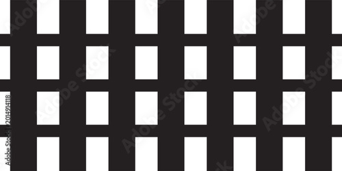 Tableau sur toile fence, picket wood outline, silhouette fence panel, wooden fence clip art