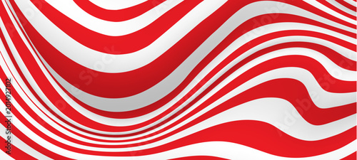 Red and white striped backg...