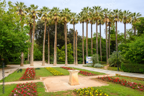 The Athens National Garden located in the heart of the city. Greece