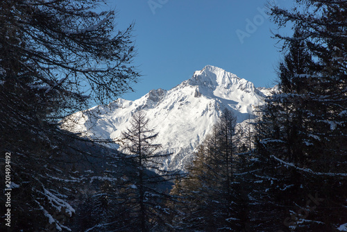 Quadro su tela A glimpse of Mont-Cenis, a breathtaking mountain massif in the French Alps