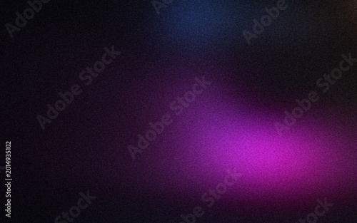 grainy dark blurred gradient purple blue black glowing abstract noisy blurry neon light background