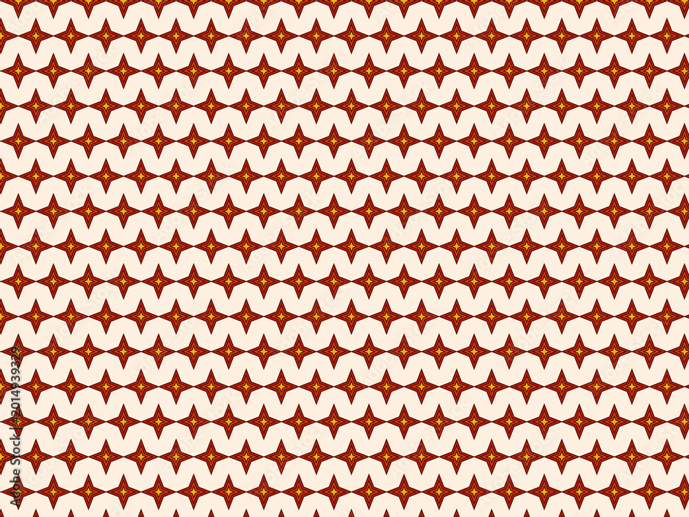 Fototapeta premium Mesoamerican Aztec Pattern Stepped Diamond Geometric