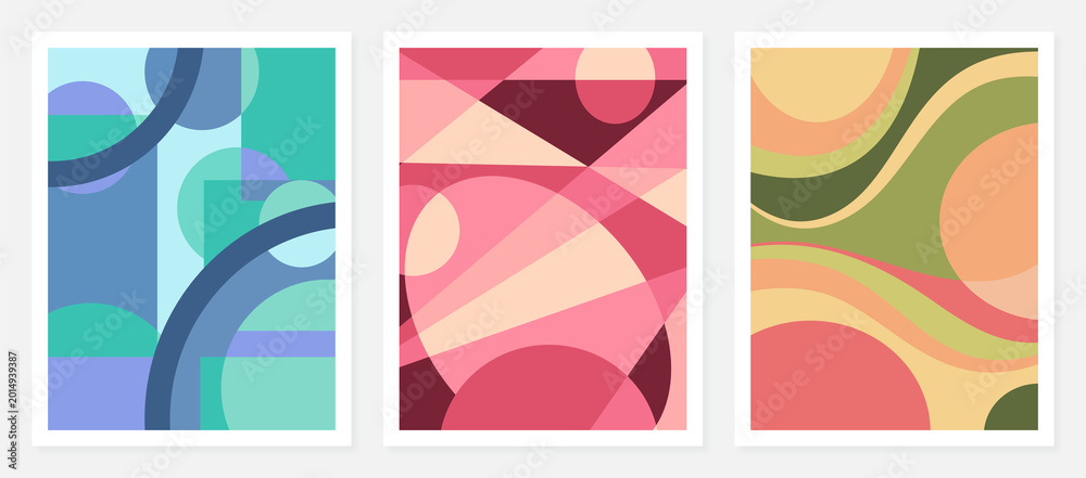 Fototapeta premium Colorful art background with simple doodle style
