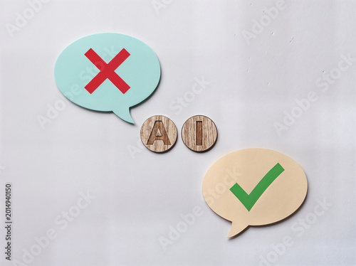decision making speech bubbles with coins