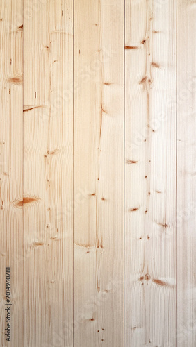 Light Natural Wood Texture Background with Vertical Panels