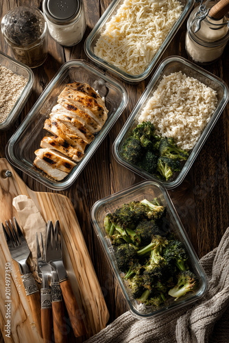 Beginner Friendly Meal Prep Containers with Healthy Homemade Food