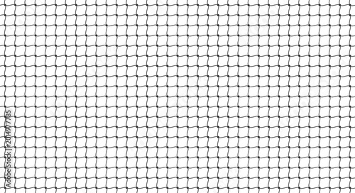 Football goal net seamless pattern. Curved rope net with knots for sports equipment. Soccer goal net background.