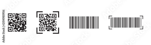 Foto Mobile payment qr code collection