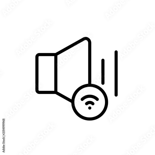 Smart Speaker Line Icon