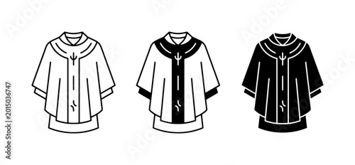Konstfotografi Clerical Vestments, Cassock, Surplice, Altar Server Robes, Religious Clothing Ic