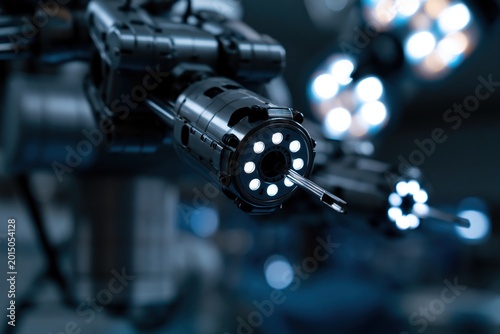 Robotic arm performing advanced industrial automation task