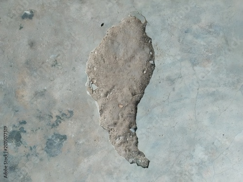 Damaged Concrete Floor Texture Cracked Cement Surface Background