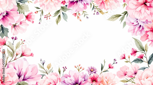 Photography Lovely watercolor flowers creating dreamy romantic backgrounds for joyful messages and cherished celebrations everywhere