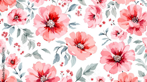 Foto Gentle garden flowers surrounding meaningful words with artistic elegance and cheerful blooming springtime inspiration