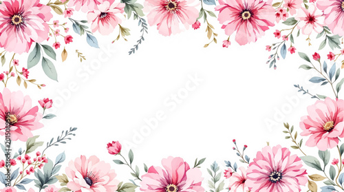 Foto Elegant watercolor petals creating timeless floral beauty for meaningful memories and joyful romantic occasions