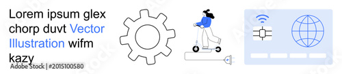 Φωτογραφία Technology, transportation, innovation, automation, global connectivity, and web communication