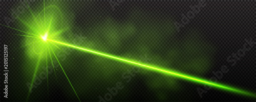 Abstract green laser beam. Isolated on transparent black background. Vector illustration, eps 10.Abstract green laser beam. Isolated on transparent black background. Vector illustration, eps 10.