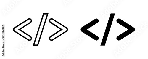 Photos Coding Symbols, Programming Brackets, Syntax Icons