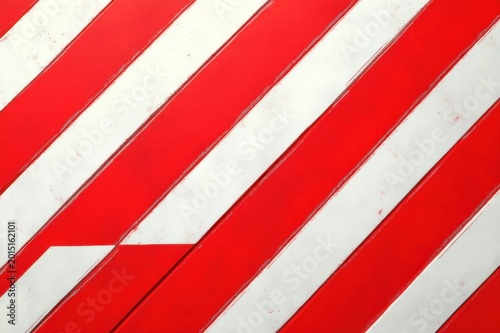 Free Download diagonal red and white striped painted panels with worn scuffed texture and overlapping seam, bold urgent graphic pattern - GFXLoad