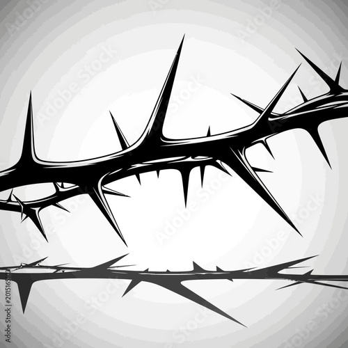 Billede på lærred Abstract Forms Resembling Stylized Shapes with Bold Graphic Contrast