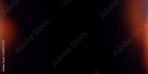 Fotografie Abstract red background loop with flashing light rays, black smoke, and a fire e