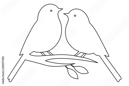 Flying bird continuous one line art drawing in a minimalist modern outline style