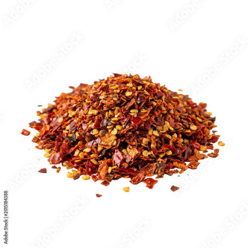 Pile of Red Pepper Flakes
