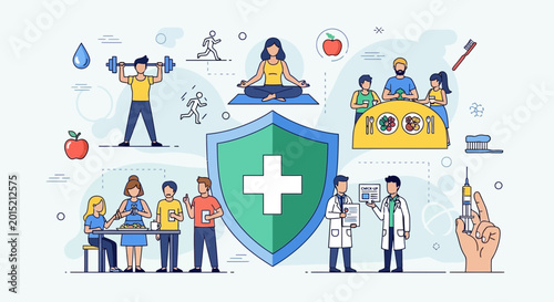 Healthy Lifestyle and Medical Care Concept