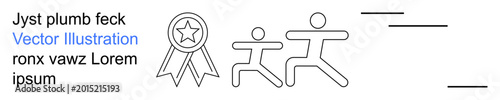 Fotografie Sports achievement, competition, fitness goals, success, motivation, teamwork